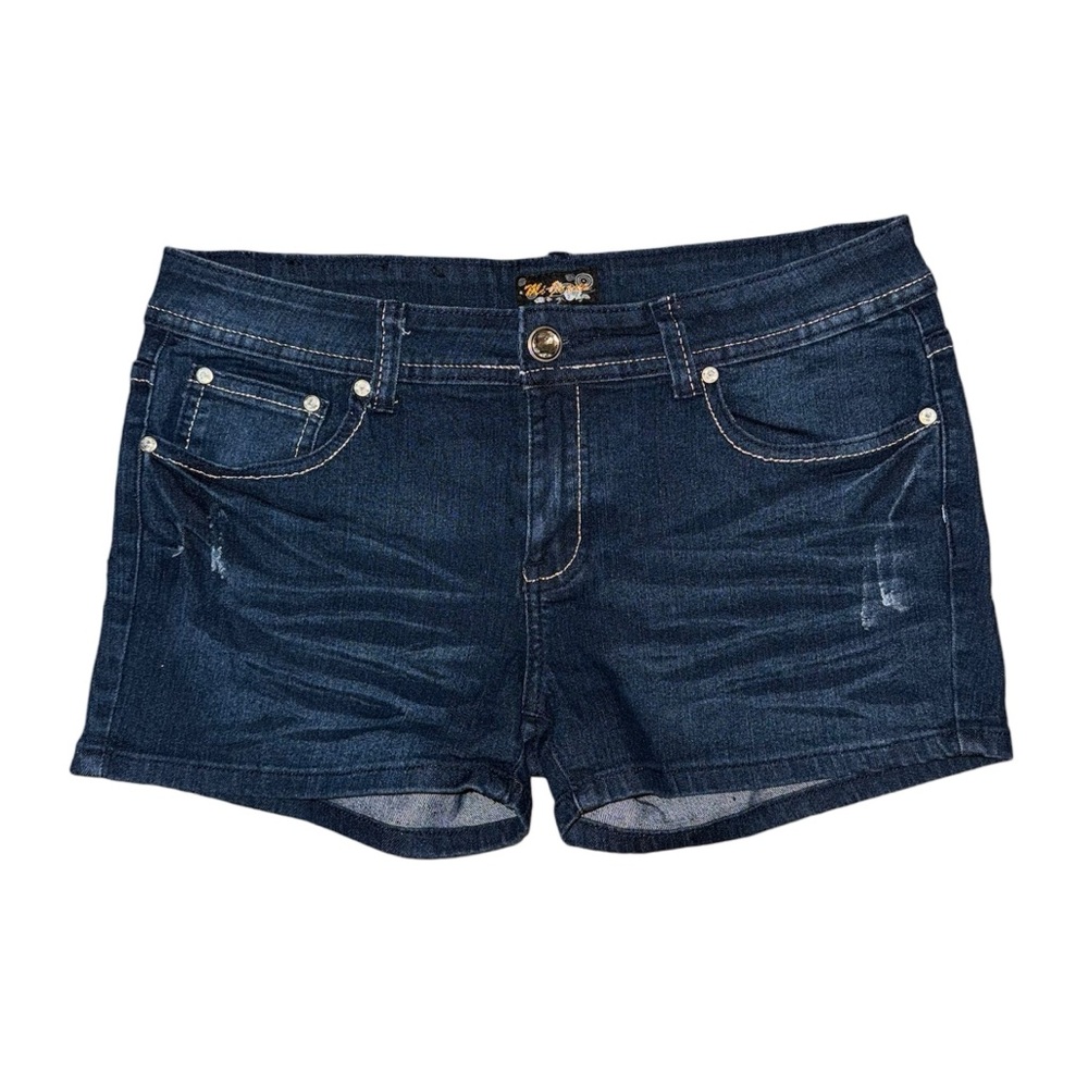 Mi Jeans Dark Blue Y2K Short Denim Shorts